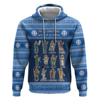 Greece Christmas Zip Hoodie The Twelve Gods Of Olympus - Wonder Print Shop