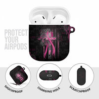 American Breast Cancer AirPods Case Hope And Cure Cross - Wonder Print Shop