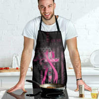 American Breast Cancer Apron Hope And Cure Cross - Wonder Print Shop