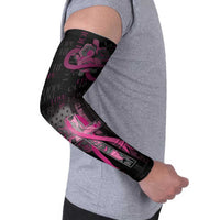 Personalized American Breast Cancer Arm Sleeves Hope And Cure Cross - Wonder Print Shop