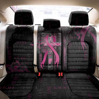 American Breast Cancer Back Car Seat Cover Hope And Cure Cross - Wonder Print Shop