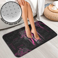 American Breast Cancer Bathroom Set Hope And Cure Cross - Wonder Print Shop
