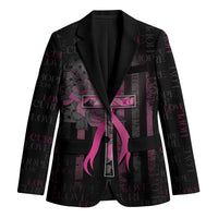 Personalized American Breast Cancer Blazer Hope And Cure Cross - Wonder Print Shop
