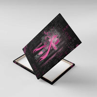American Breast Cancer Canvas Wall Art Hope And Cure Cross - Wonder Print Shop