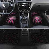 Personalized American Breast Cancer Car Mats Hope And Cure Cross - Wonder Print Shop