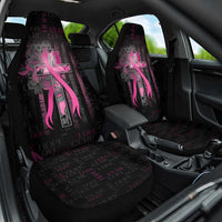 American Breast Cancer Car Seat Cover Hope And Cure Cross - Wonder Print Shop
