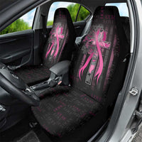 American Breast Cancer Car Seat Cover Hope And Cure Cross - Wonder Print Shop