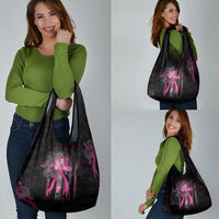 American Breast Cancer Grocery Bag Hope And Cure Cross - Wonder Print Shop