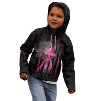 Personalized American Breast Cancer Kid Hoodie Hope And Cure Cross - Wonder Print Shop