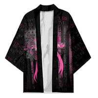 Personalized American Breast Cancer Kimono Hope And Cure Cross - Wonder Print Shop