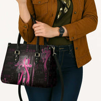 American Breast Cancer Leather Bag Hope And Cure Cross - Wonder Print Shop