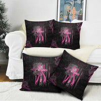 American Breast Cancer Pillow Cover Hope And Cure Cross - Wonder Print Shop