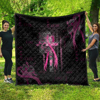 American Breast Cancer Quilt Hope And Cure Cross - Wonder Print Shop
