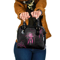 American Breast Cancer Shoulder Handbag Hope And Cure Cross - Wonder Print Shop