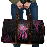American Breast Cancer Travel Bag Hope And Cure Cross - Wonder Print Shop