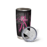 Personalized American Breast Cancer Tumbler Cup Hope And Cure Cross - Wonder Print Shop