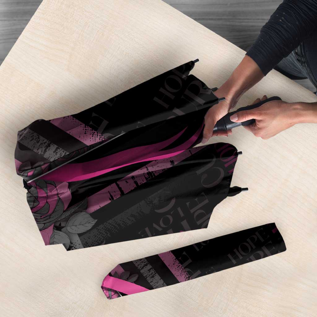 American Breast Cancer Umbrella Hope And Cure Cross - Wonder Print Shop