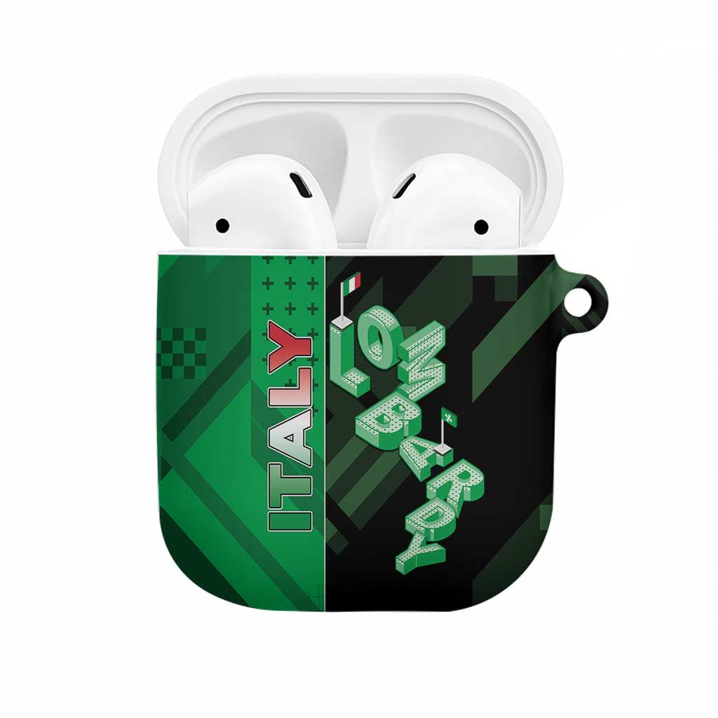 Italy Lombardy AirPods Case Isometric Style - Wonder Print Shop