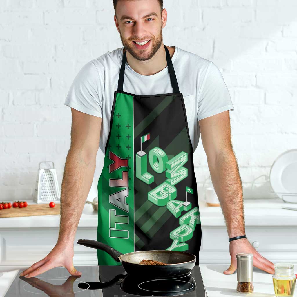 Italy Lombardy Apron Isometric Style - Wonder Print Shop