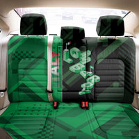Italy Lombardy Back Car Seat Cover Isometric Style - Wonder Print Shop