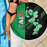 Italy Lombardy Beach Blanket Isometric Style - Wonder Print Shop