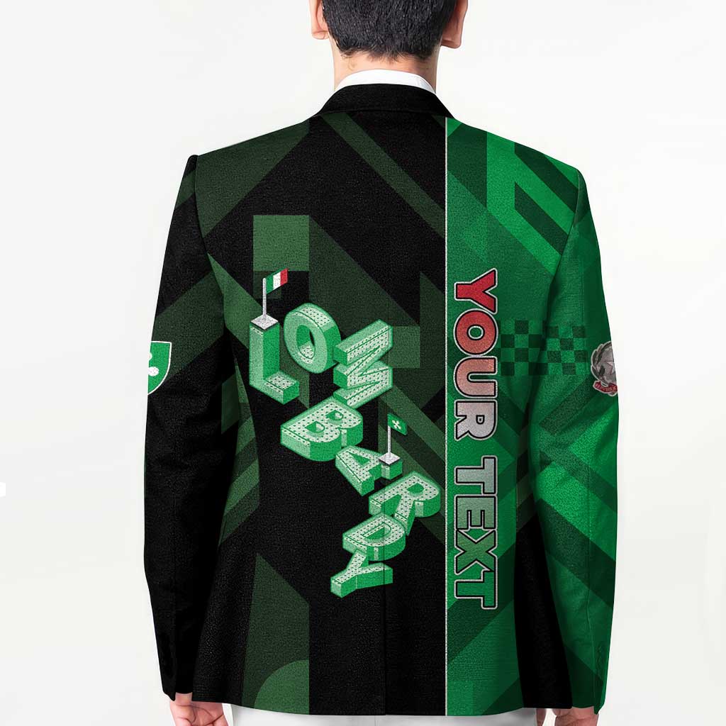 Personalized Italy Lombardy Blazer Isometric Style - Wonder Print Shop