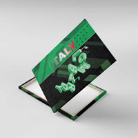 Italy Lombardy Canvas Wall Art Isometric Style - Wonder Print Shop