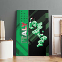 Italy Lombardy Canvas Wall Art Isometric Style - Wonder Print Shop