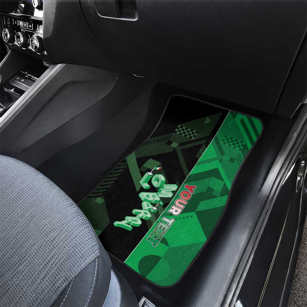 Personalized Italy Lombardy Car Mats Isometric Style - Wonder Print Shop