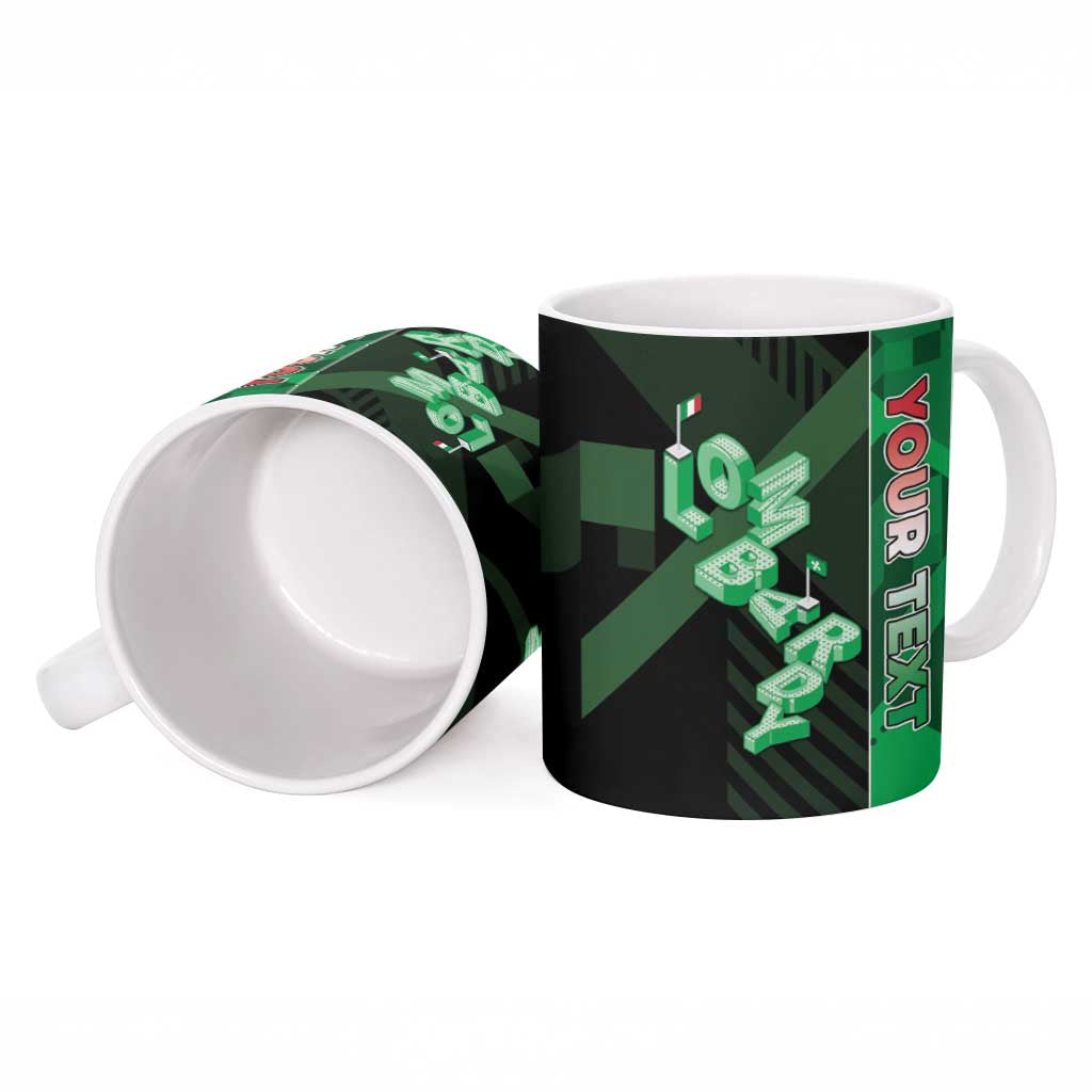 Personalized Italy Lombardy Ceramic Mug Isometric Style - Wonder Print Shop
