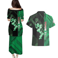 Personalized Italy Lombardy Couples Matching Puletasi and Hawaiian Shirt Isometric Style - Wonder Print Shop