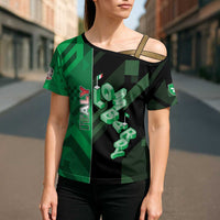 Personalized Italy Lombardy Cross Shoulder Shirt Isometric Style - Wonder Print Shop