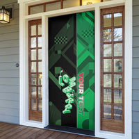 Personalized Italy Lombardy Door Cover Isometric Style - Wonder Print Shop