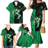 Personalized Italy Lombardy Family Matching Mermaid Dress and Hawaiian Shirt Isometric Style - Wonder Print Shop