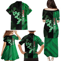 Personalized Italy Lombardy Family Matching Puletasi and Hawaiian Shirt Isometric Style - Wonder Print Shop