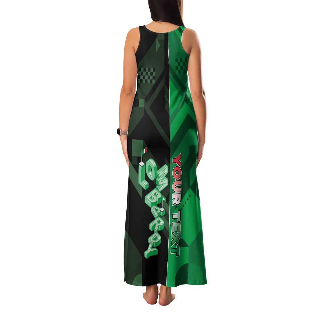 Personalized Italy Lombardy Family Matching Tank Maxi Dress and Hawaiian Shirt Isometric Style - Wonder Print Shop