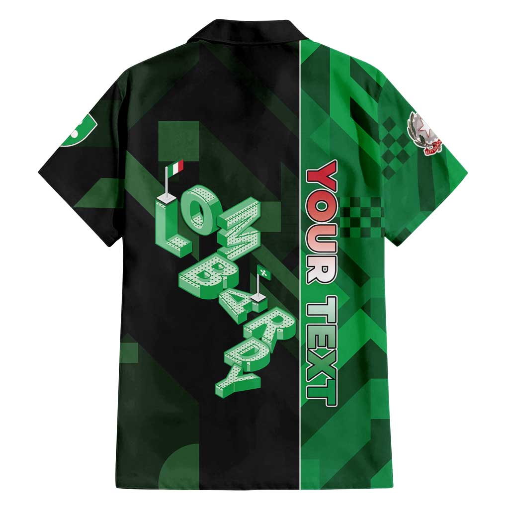 Personalized Italy Lombardy Hawaiian Shirt Isometric Style - Wonder Print Shop