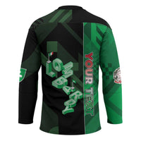 Personalized Italy Lombardy Hockey Jersey Isometric Style - Wonder Print Shop