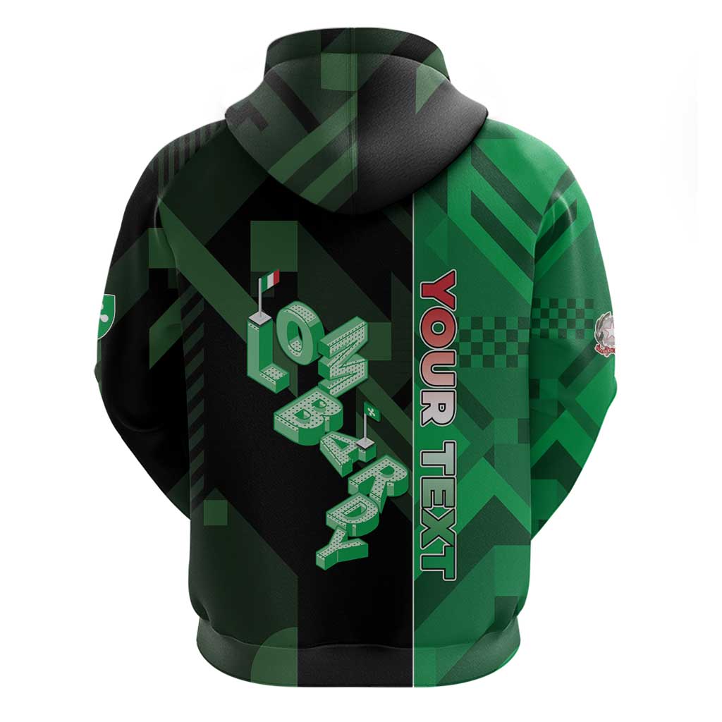 Personalized Italy Lombardy Hoodie Isometric Style - Wonder Print Shop