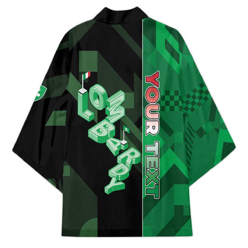 Personalized Italy Lombardy Kimono Isometric Style - Wonder Print Shop