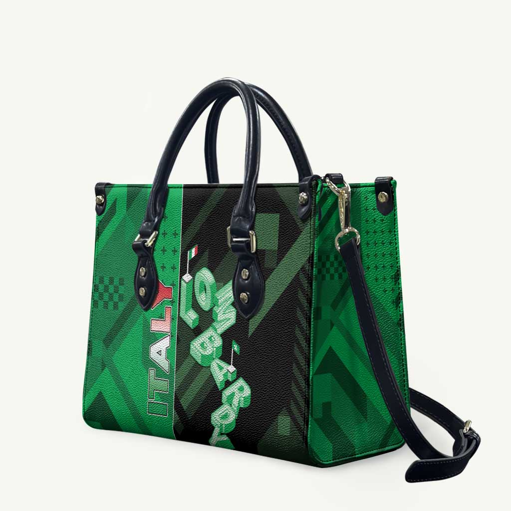Italy Lombardy Leather Bag Isometric Style - Wonder Print Shop