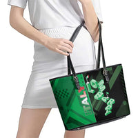 Italy Lombardy Leather Tote Bag Isometric Style - Wonder Print Shop