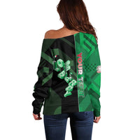 Personalized Italy Lombardy Off Shoulder Sweater Isometric Style - Wonder Print Shop
