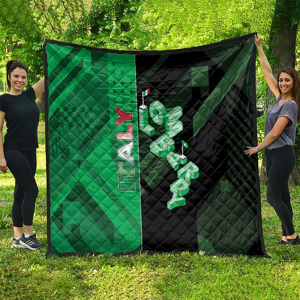 Italy Lombardy Quilt Isometric Style - Wonder Print Shop