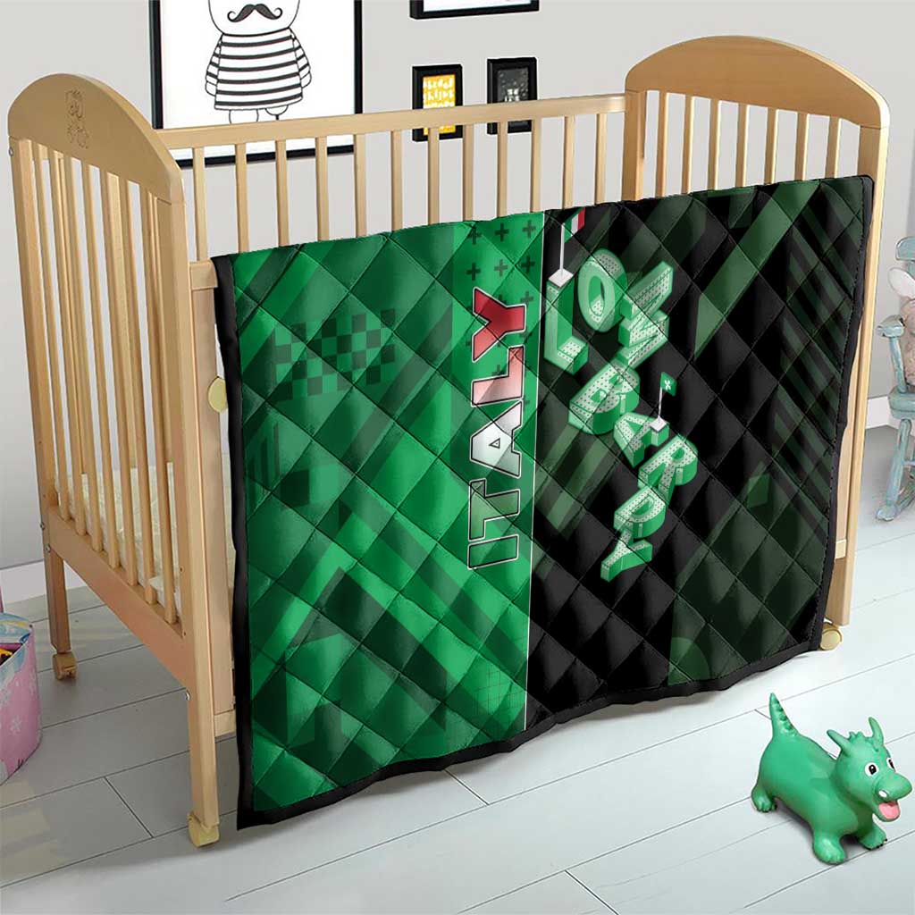 Italy Lombardy Quilt Isometric Style - Wonder Print Shop