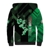 Personalized Italy Lombardy Sherpa Hoodie Isometric Style - Wonder Print Shop