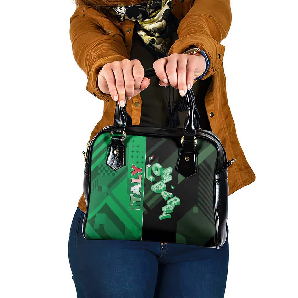 Italy Lombardy Shoulder Handbag Isometric Style - Wonder Print Shop