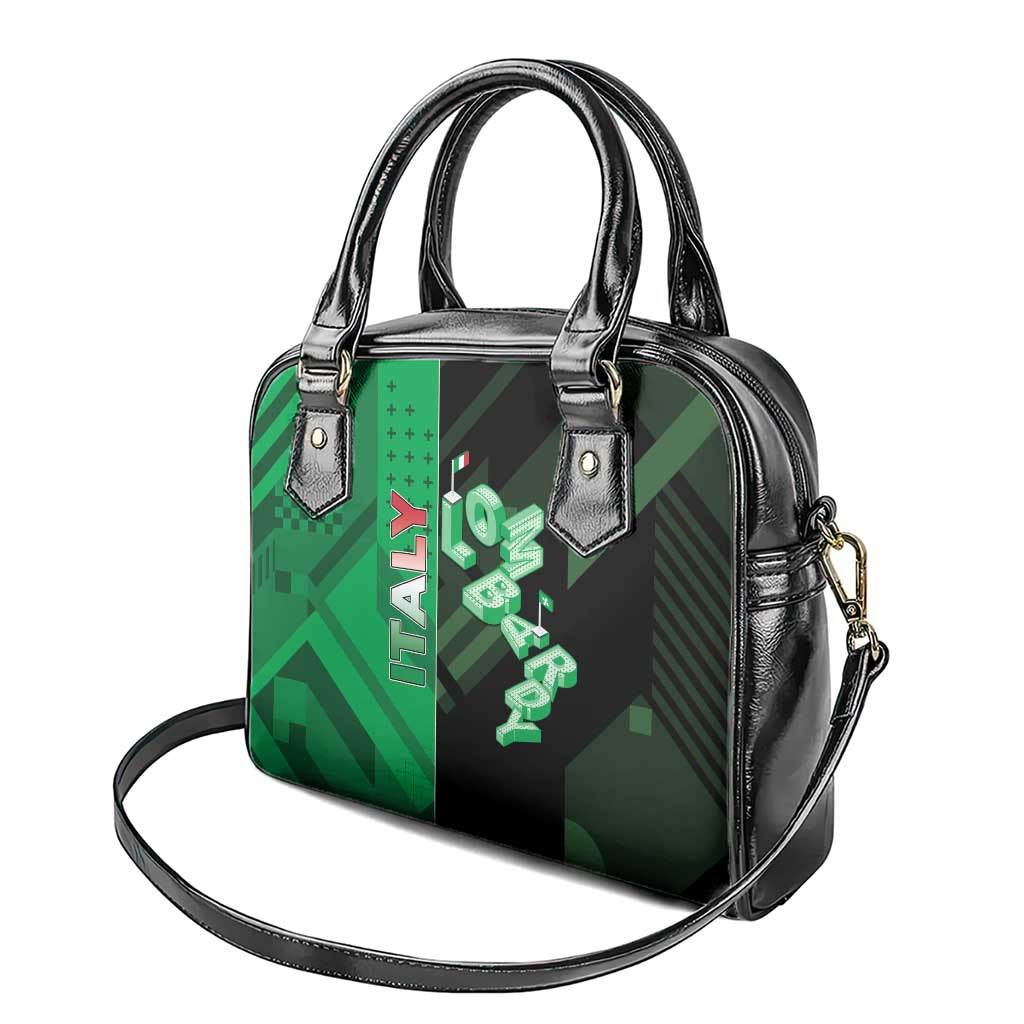 Italy Lombardy Shoulder Handbag Isometric Style - Wonder Print Shop