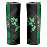 Personalized Italy Lombardy Skinny Tumbler Isometric Style - Wonder Print Shop