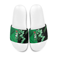 Italy Lombardy Slide Sandals Isometric Style - Wonder Print Shop